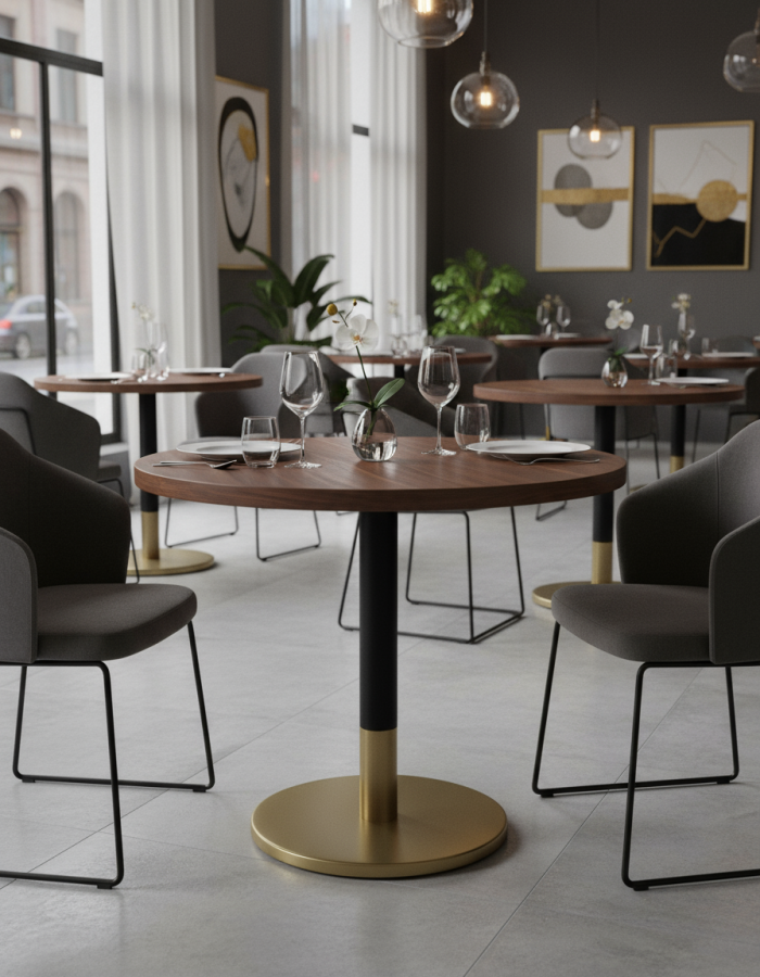 Подстолье Barcelona Gold золотистый_2