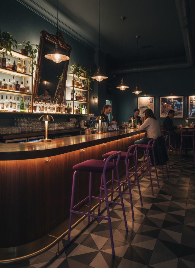 Стул Peppi Bar фиолетовый_2