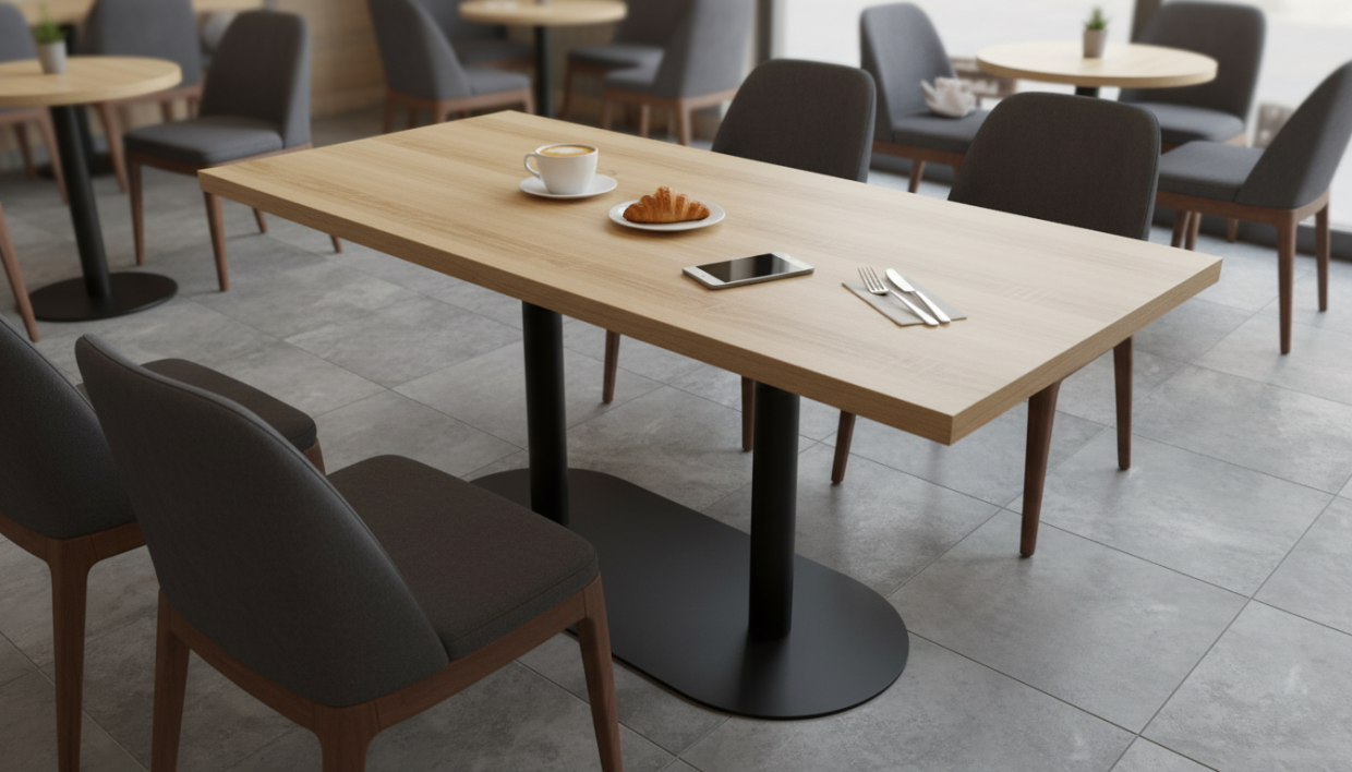 Столешница HPL на основе МДФ (Прямоугольная) Дуб Сонома_32