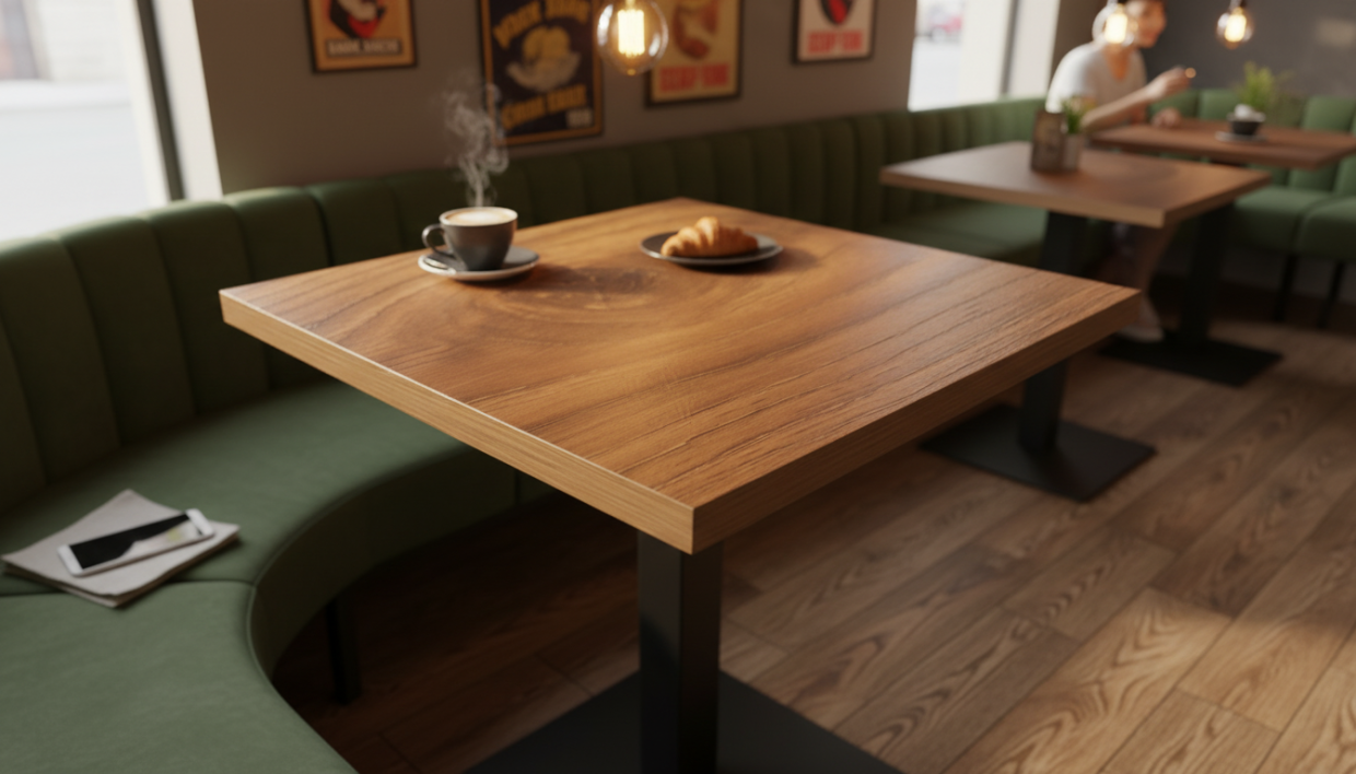 Столешница HPL на основе МДФ (квадратная) Дуб Каньон Касл_27