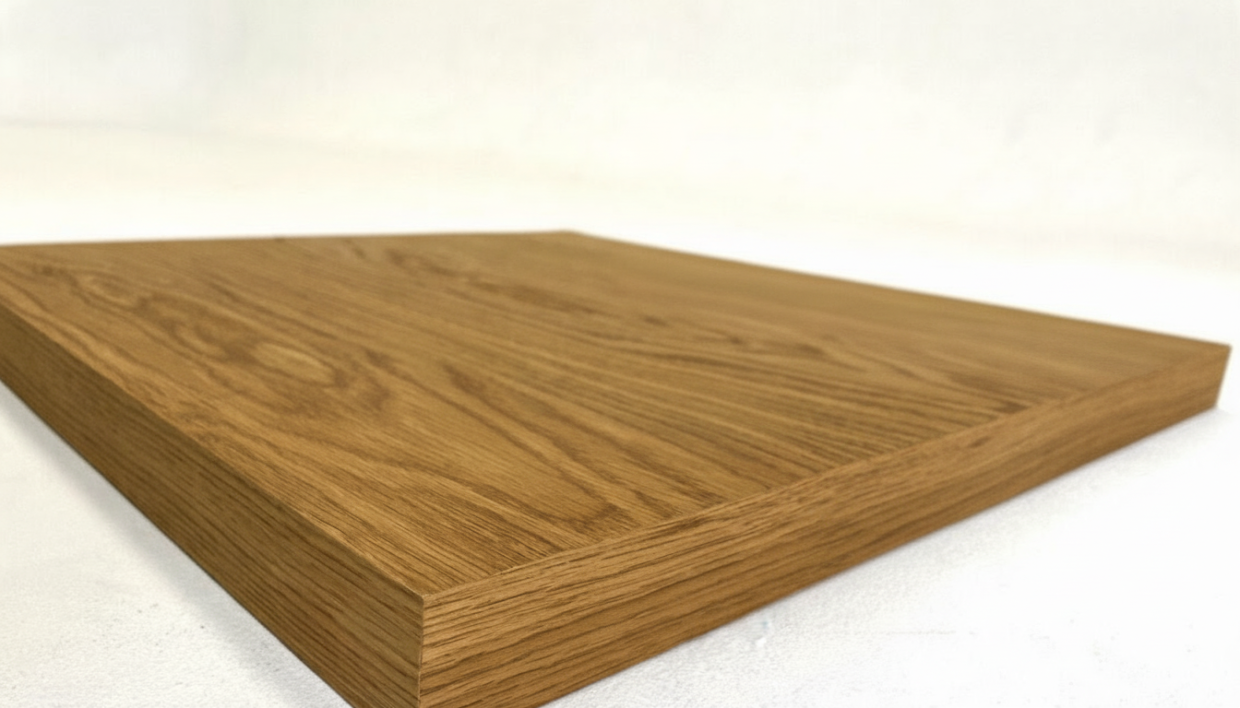 Столешница шпон дуба на основе ВЛАГОСТОЙКОГО МДФ (Квадратная) Дуб Ирландия_12