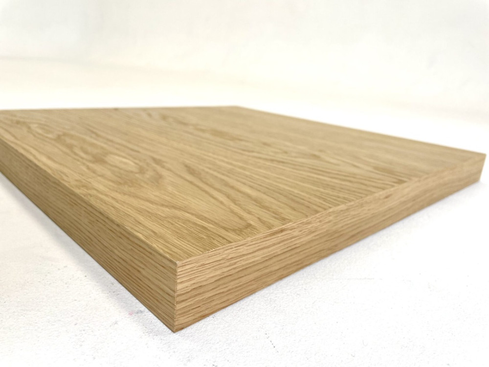 Столешница шпон дуба на основе ВЛАГОСТОЙКОГО МДФ (квадратная)