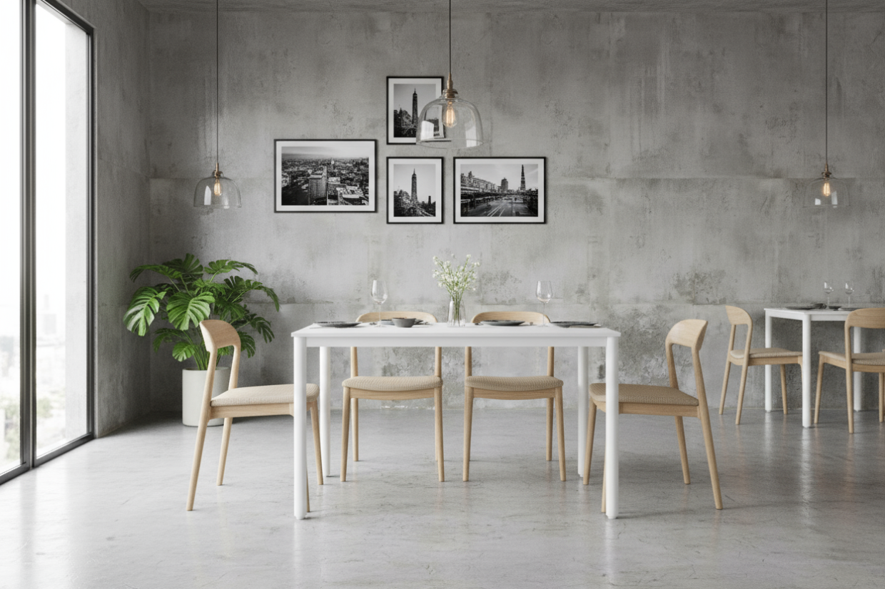 Стол KARL 40х40 Белый_5