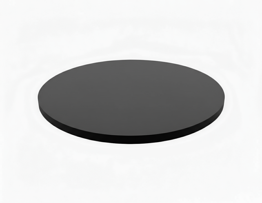 Столешница Фанера Clean Touch, диаметр 700, цвет - Черный, без покрытия